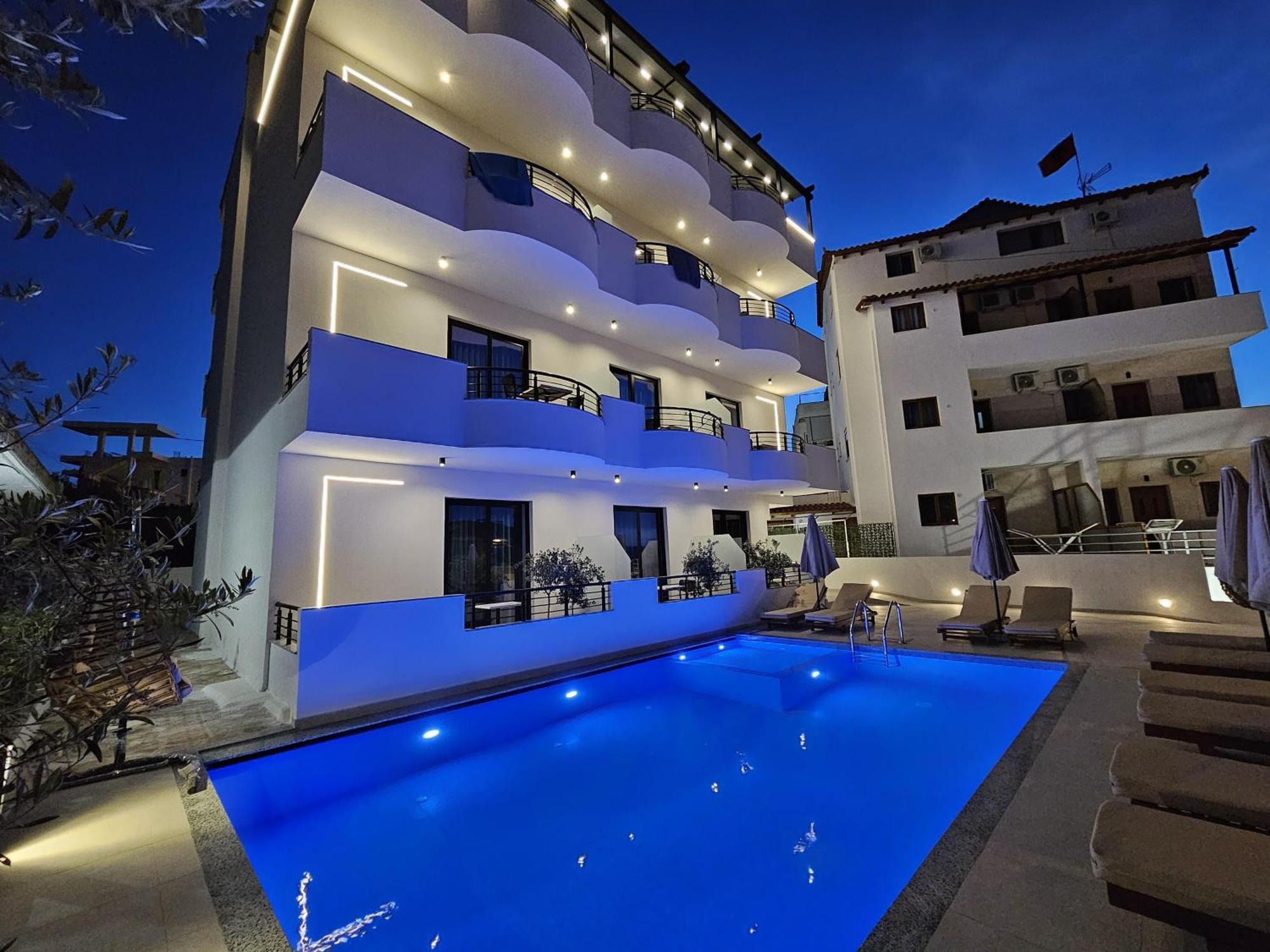 Monel Hotel Ksamil Bagian luar foto