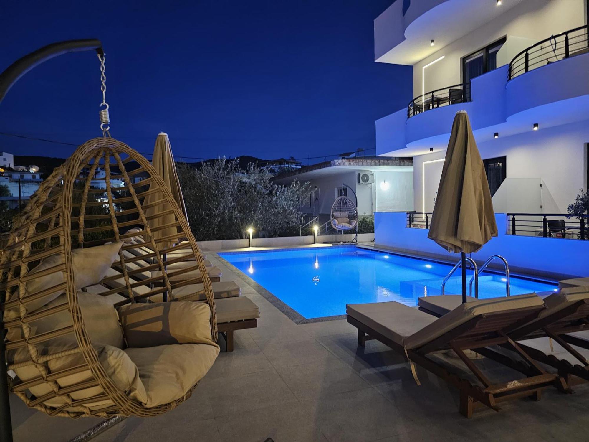 Monel Hotel Ksamil Bagian luar foto
