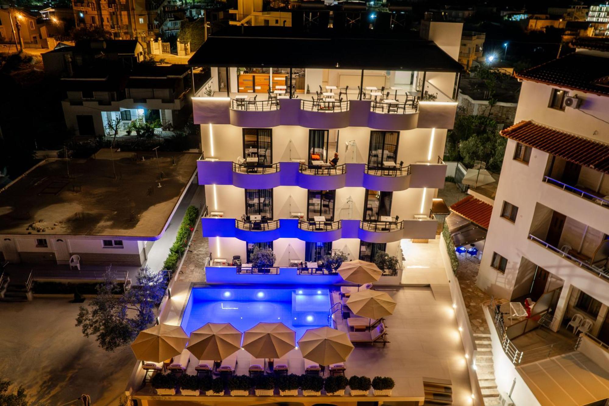 Monel Hotel Ksamil Bagian luar foto